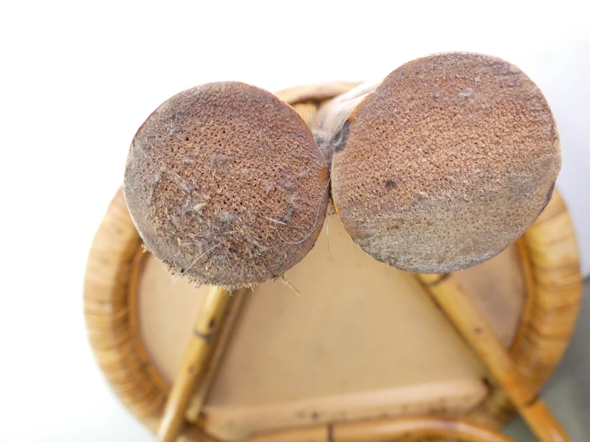 Ronde rotan salontafel met wit blad - foto 10