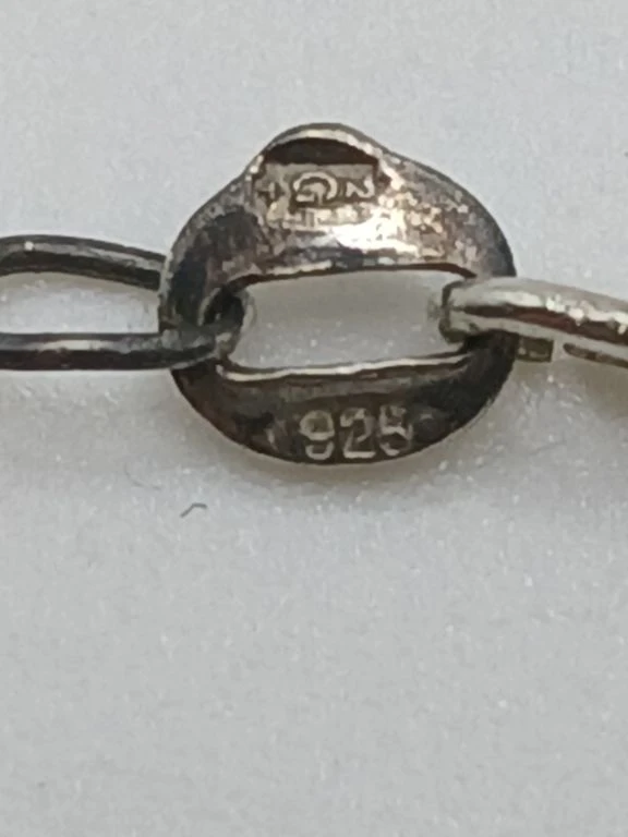 Zilveren ketting met schakelontwerp - foto 5