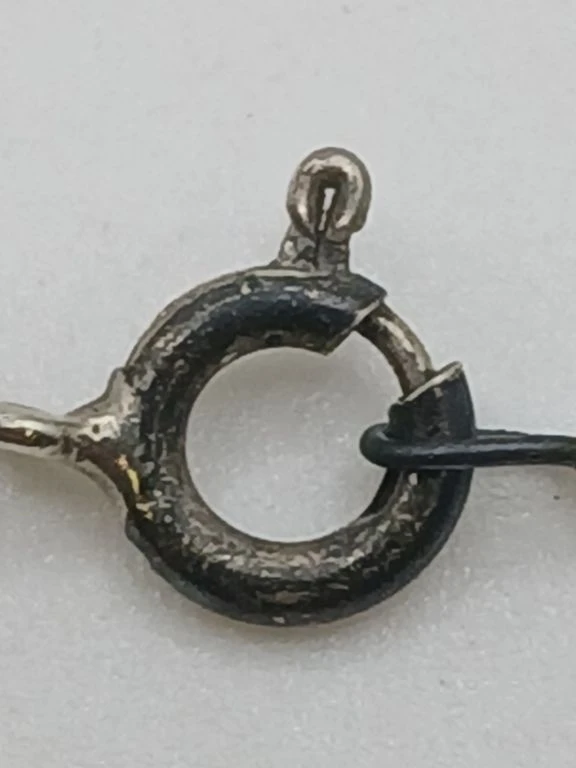 Zilveren ketting met schakelontwerp - foto 4