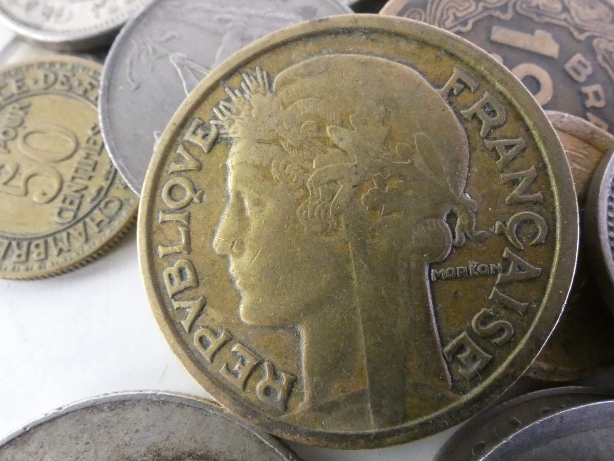 Verzameling oude munten uit diverse landen - foto 6