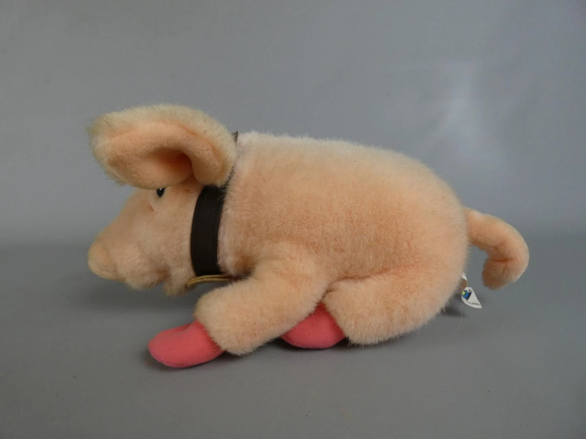 Vintage Babe pluche knuffelvarken - foto 2