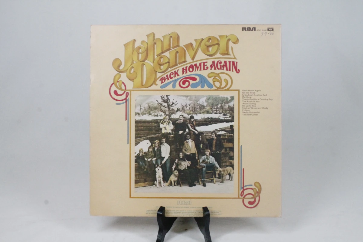 LP: John Denver: Back Home Again - foto 3