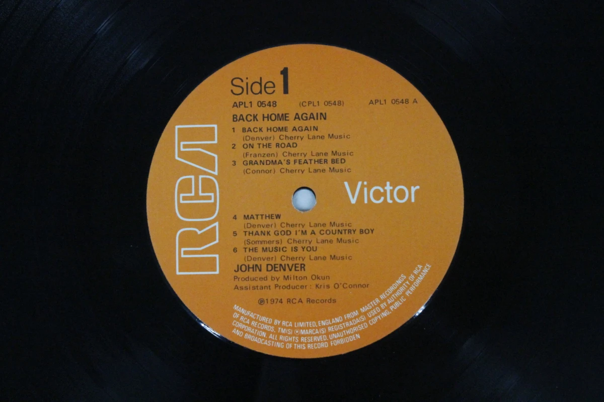 LP: John Denver: Back Home Again - foto 9
