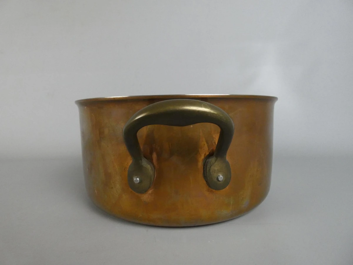 Inocuivre koperen kookpot met messing handgrepen - foto 4