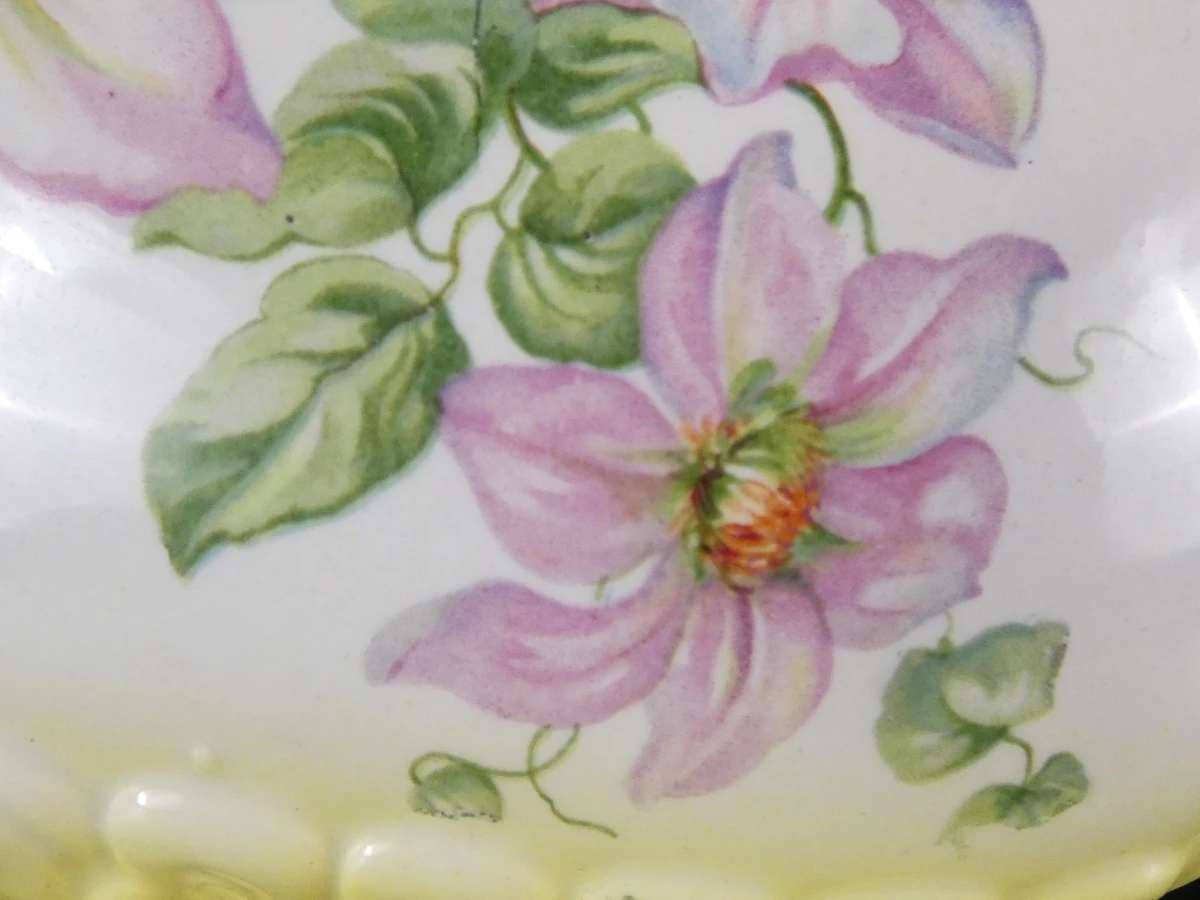 Vintage bloempot met bloemenmotief - foto 4