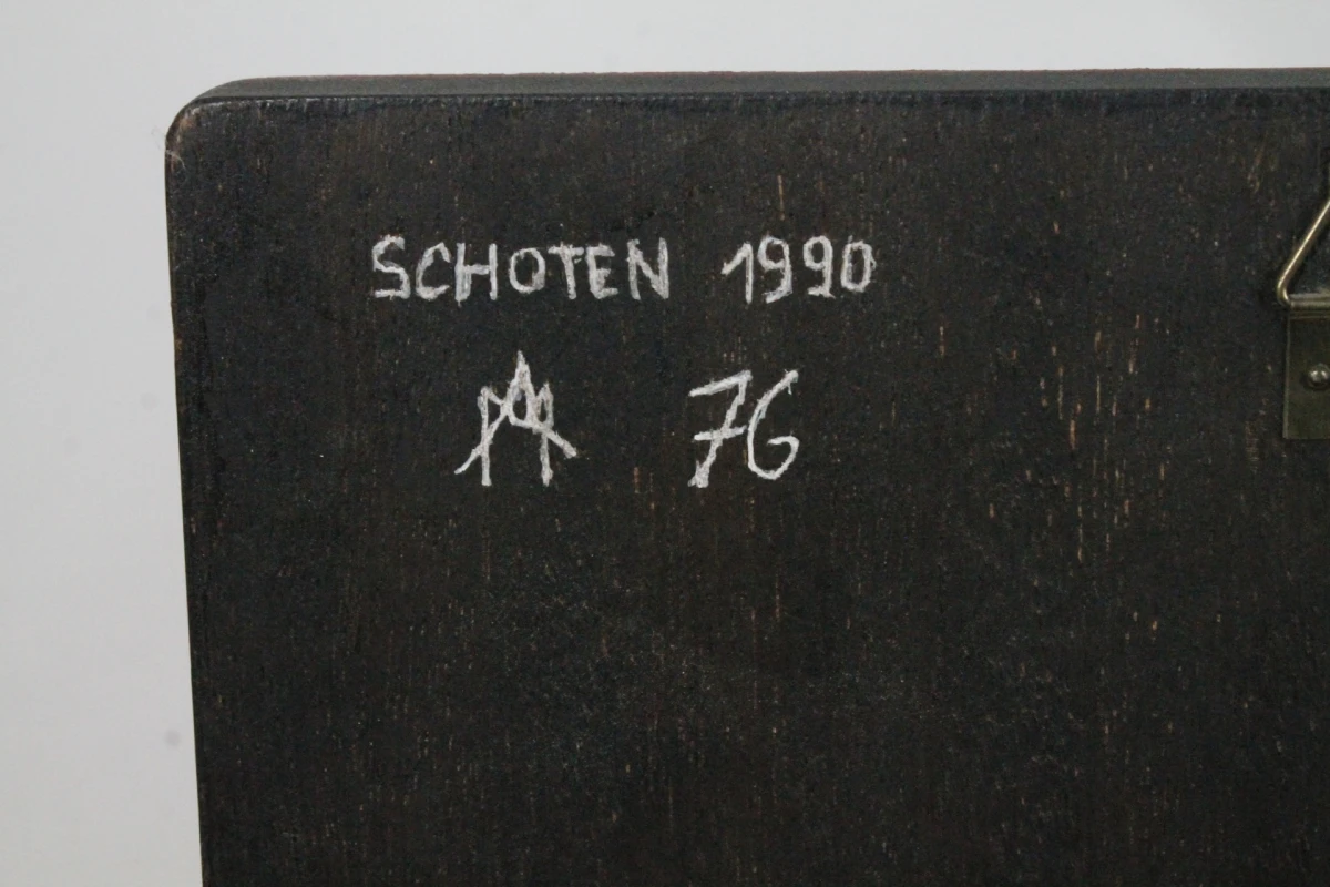 Handgeschilderde houten plaat: Onze-Lieve-Vrouw - foto 6