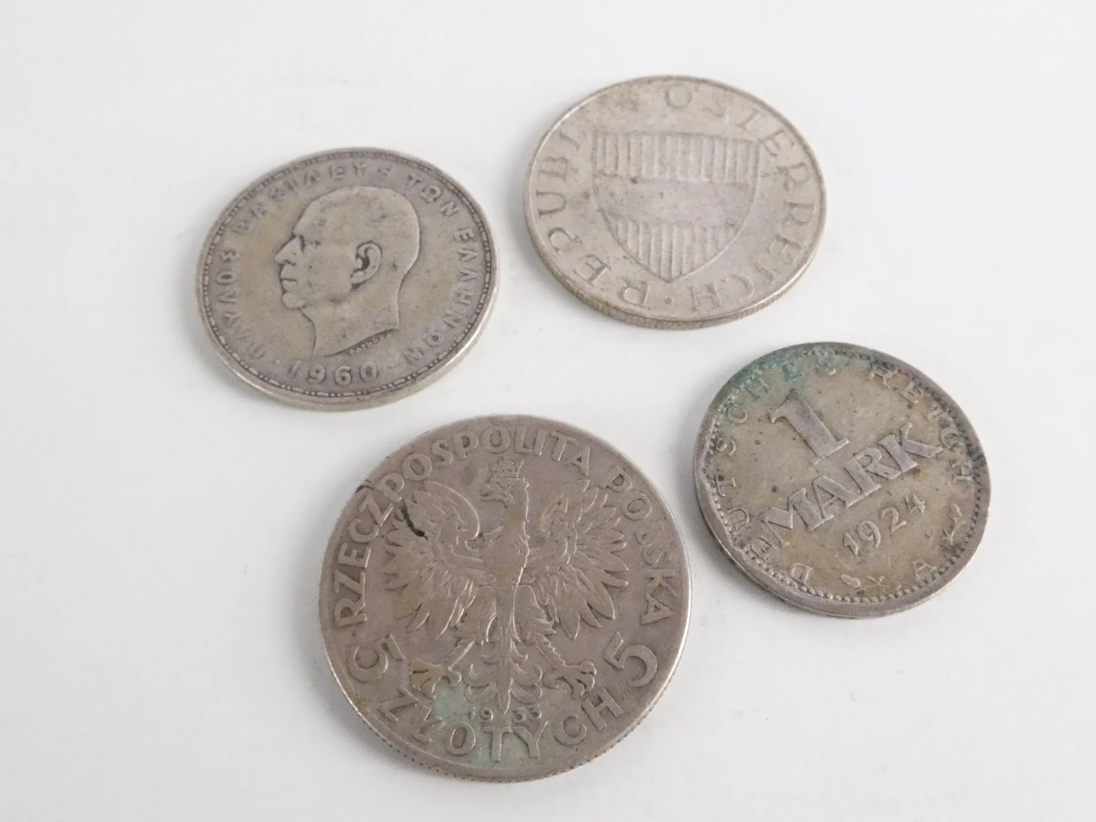 Verzameling oude munten uit diverse landen - foto 7