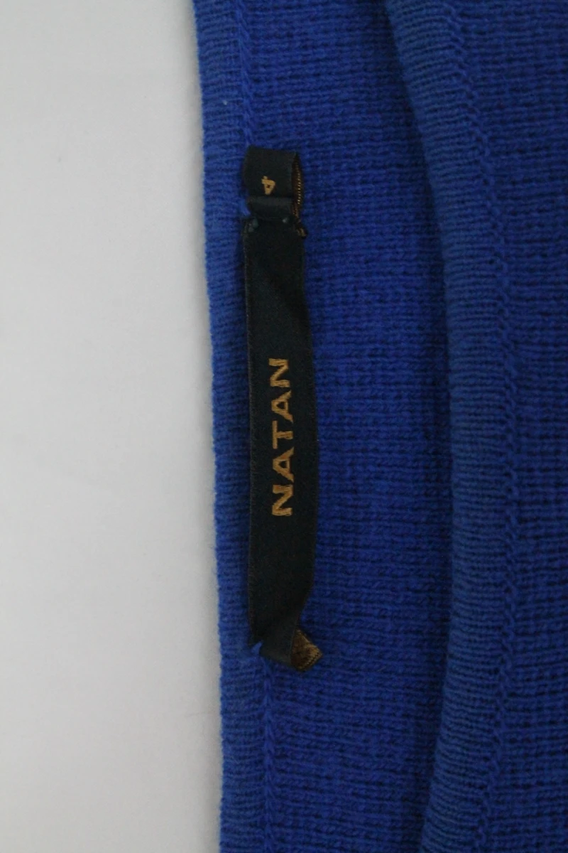 Blauw wollen kleed (Natan) - Maat 42 - foto 5