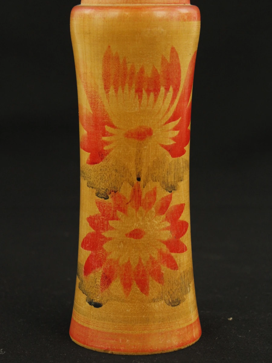 Traditionele Japanse Kokeshi Pop – Naruko Stijl met piepgeluid - foto 3