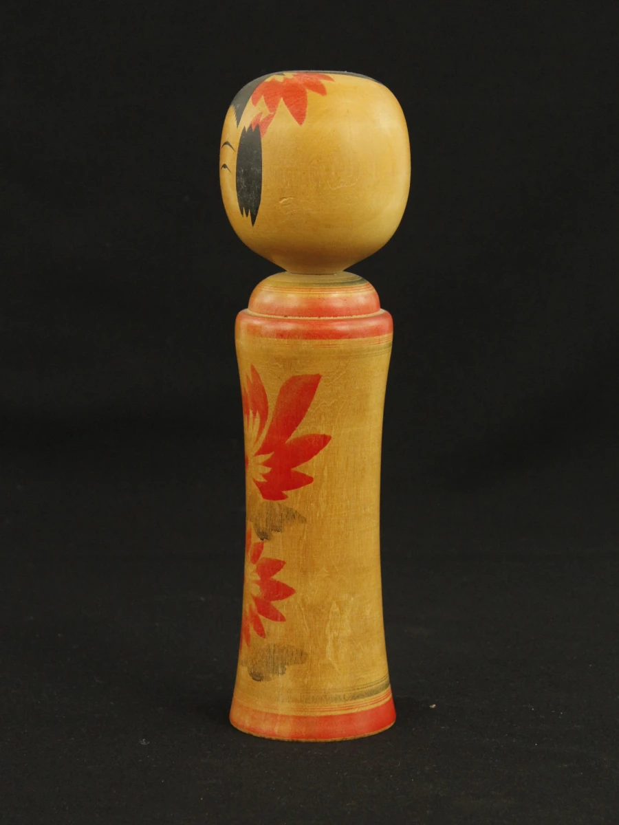Traditionele Japanse Kokeshi Pop – Naruko Stijl met piepgeluid - foto 4