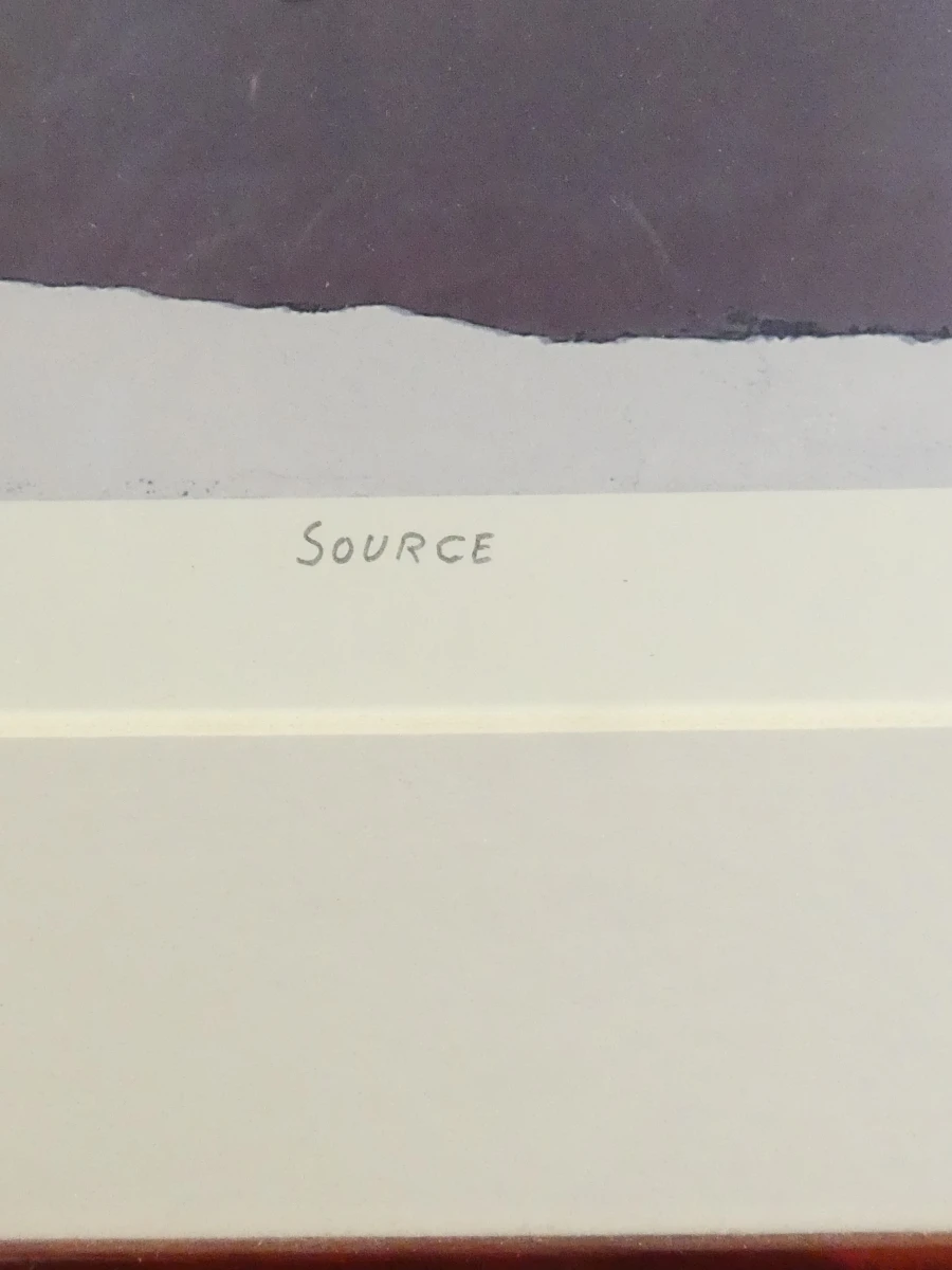 Diptiek van twee gesigneerde zeefdrukken door André Navez (België, 1955) – "Source" & "ARC" - foto 14