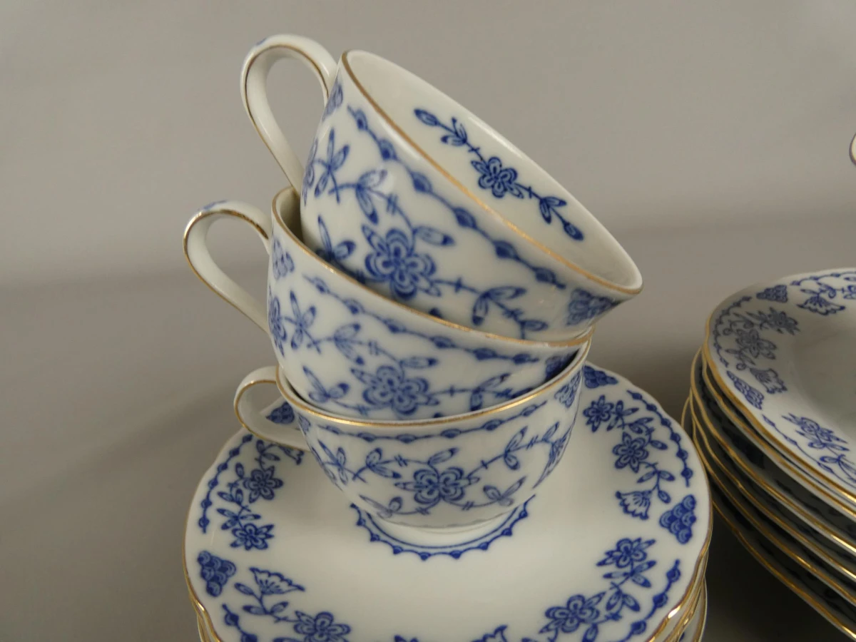 Kobalt blau servies - foto 3