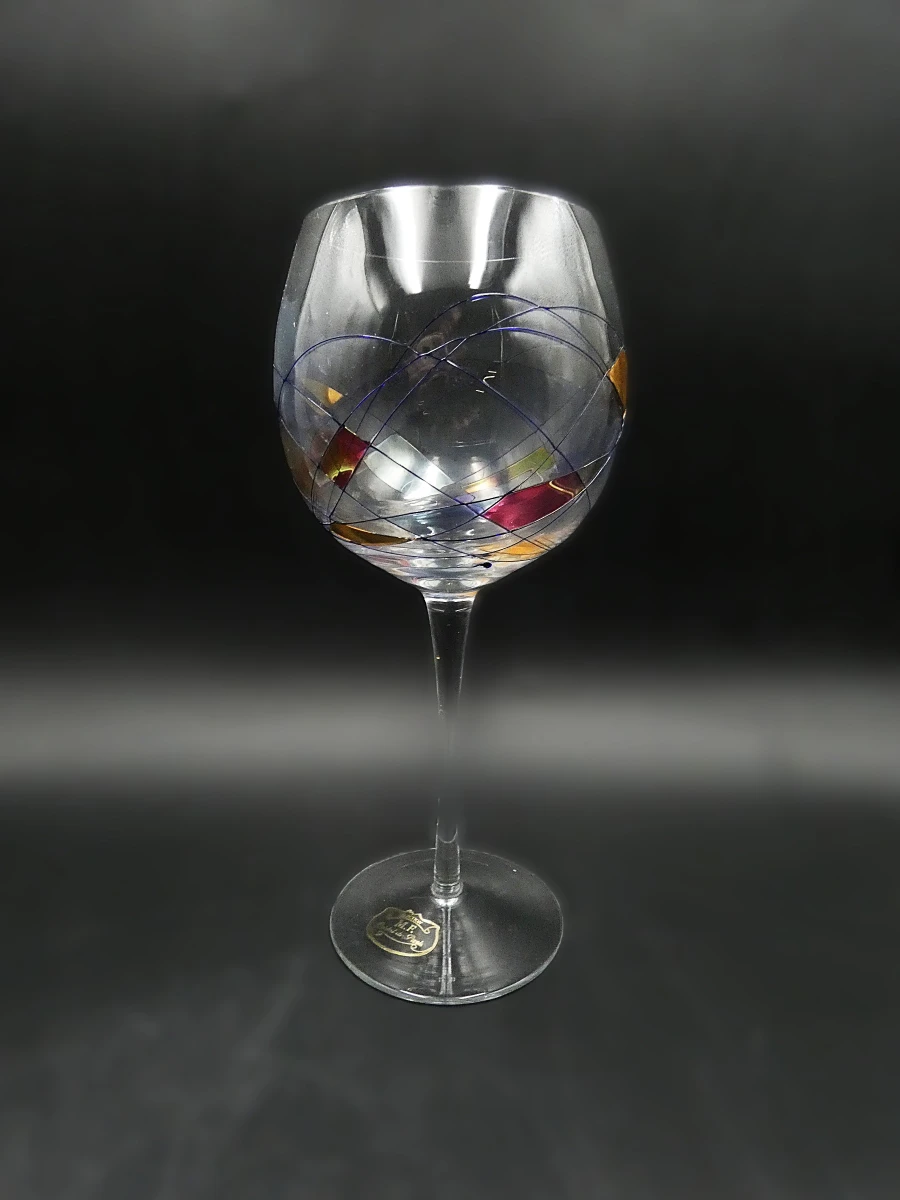Set van 2 kristallen wijnglazen - Cristal de Paris - foto 18