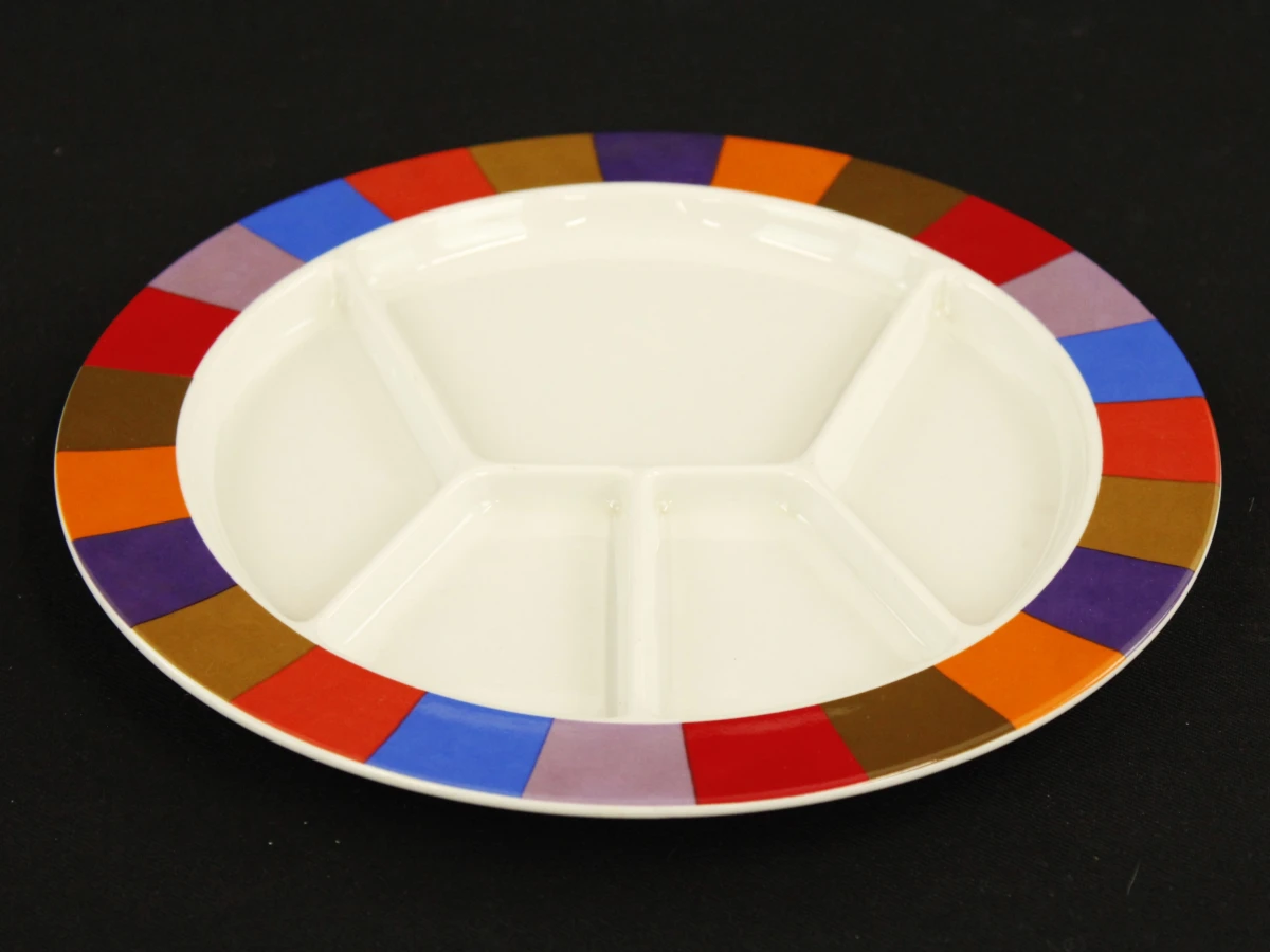 Set van 6 Villeroy & Boch “Santiago” fondueborden - foto 3