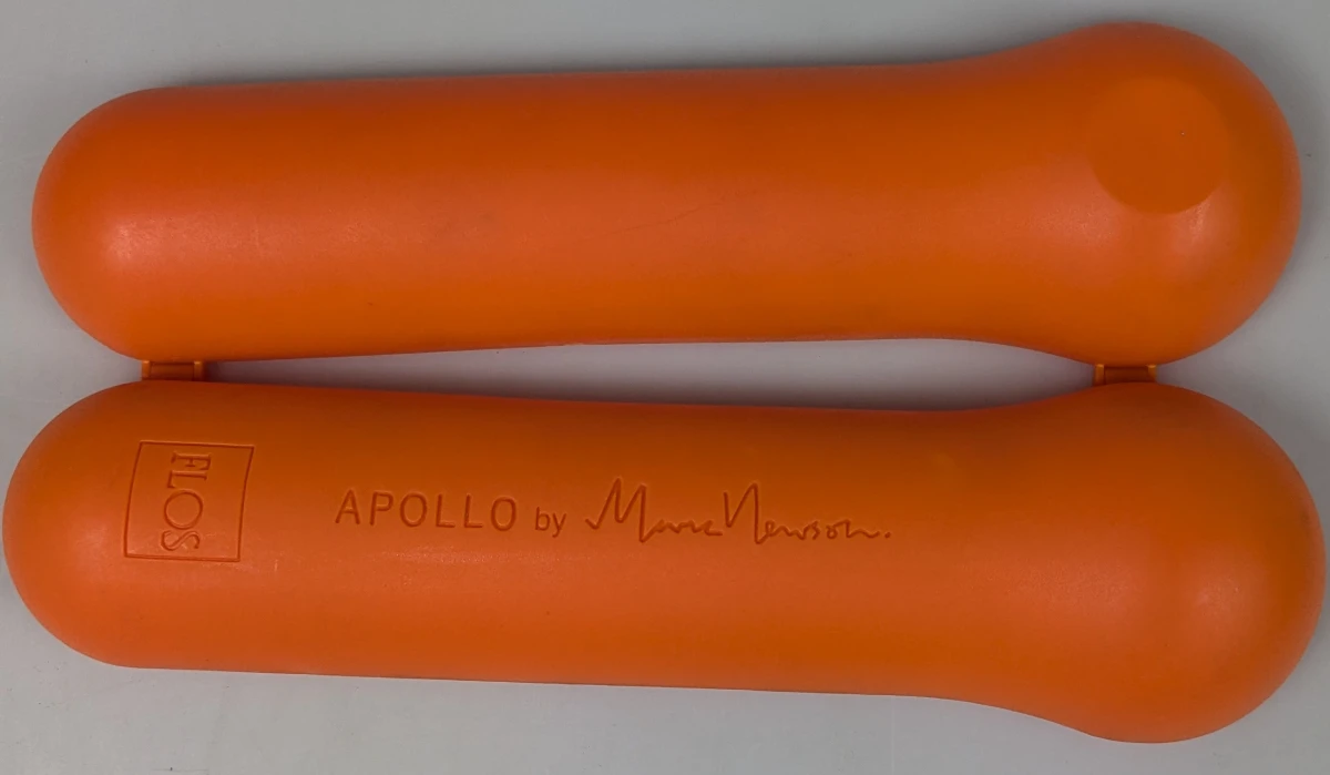 Marc Newson Apollo zaklamp met oranje koker - foto 4