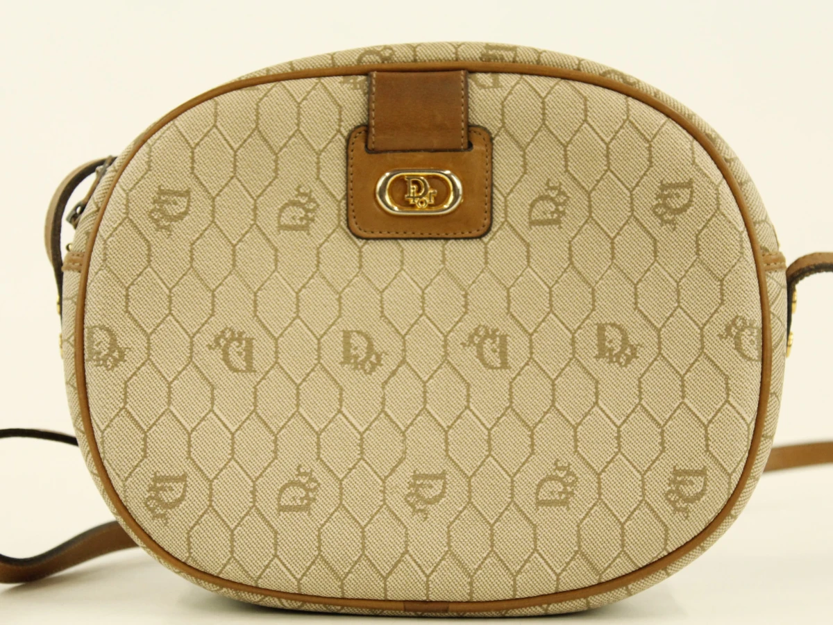 Christian Dior vintage Honeycomb crossbodytas - Made in France - jaren ’80 - foto 3