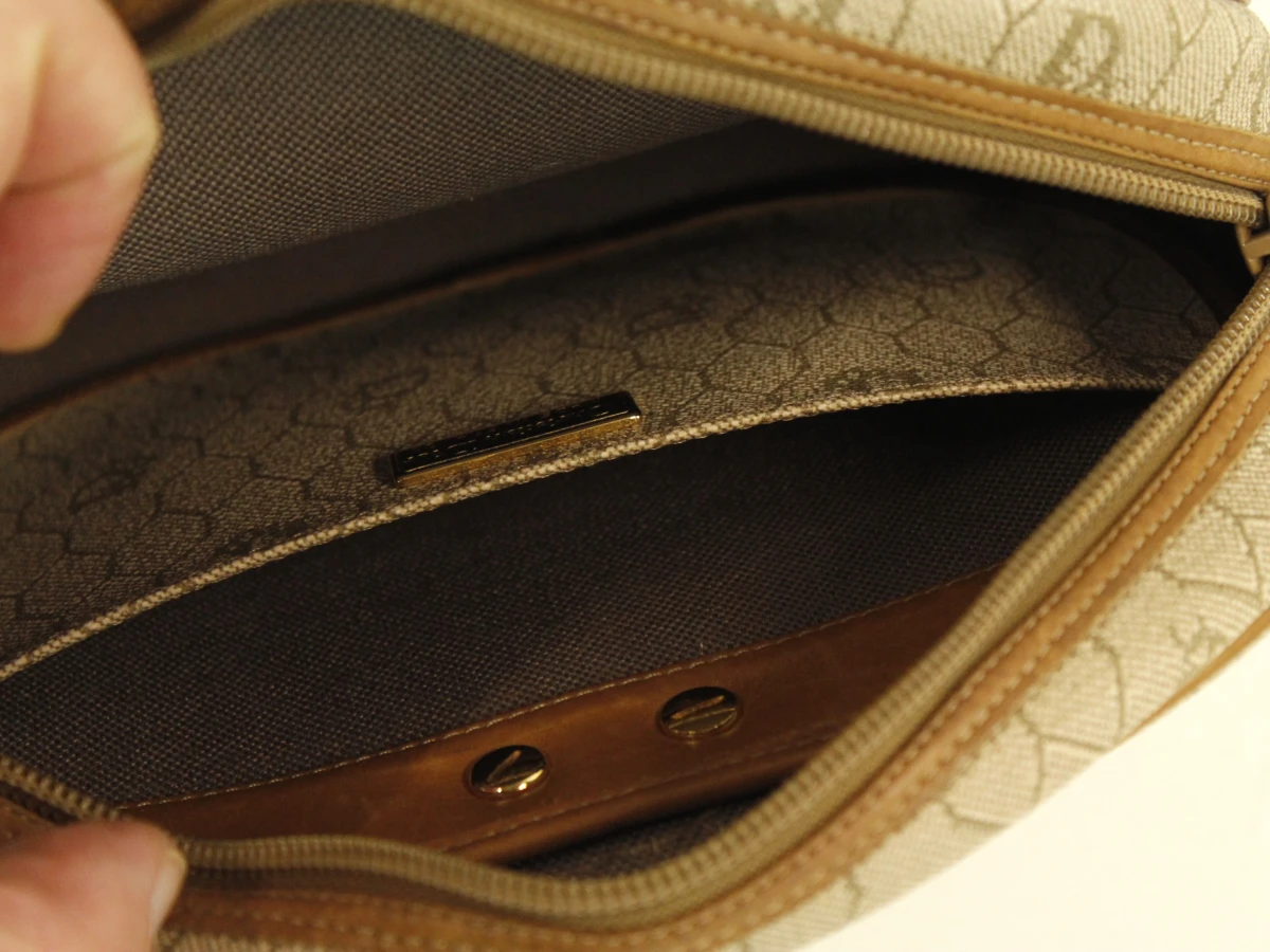 Christian Dior vintage Honeycomb crossbodytas - Made in France - jaren ’80 - foto 7