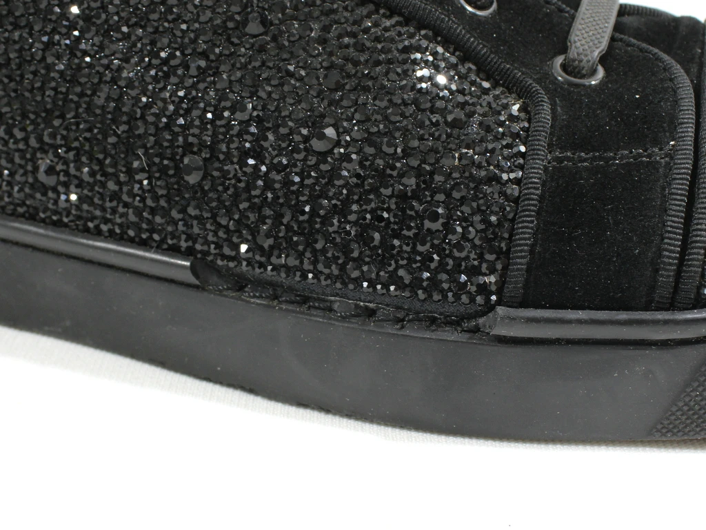 Louboutin Louis Strass High-Top Sneakers Maat 43 - foto 7