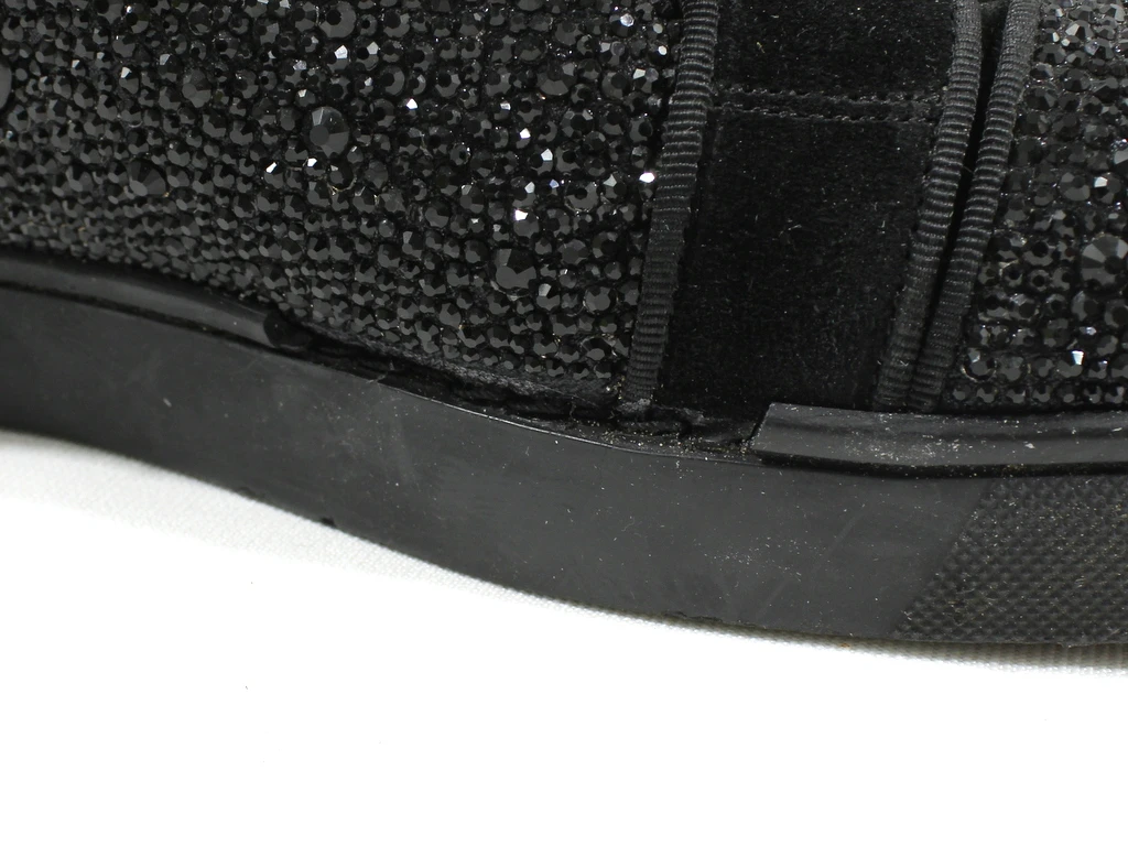Louboutin Louis Strass High-Top Sneakers Maat 43 - foto 9
