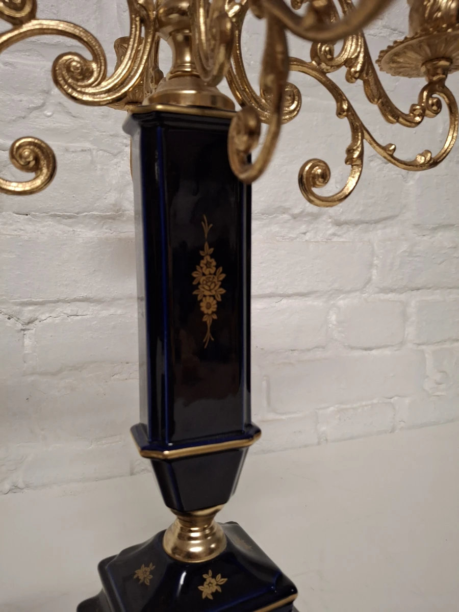 Set van 2 antieke kandelaars in klassieke Franse Empire-stijl - foto 5