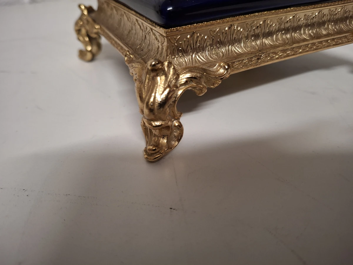 Set van 2 antieke kandelaars in klassieke Franse Empire-stijl - foto 8