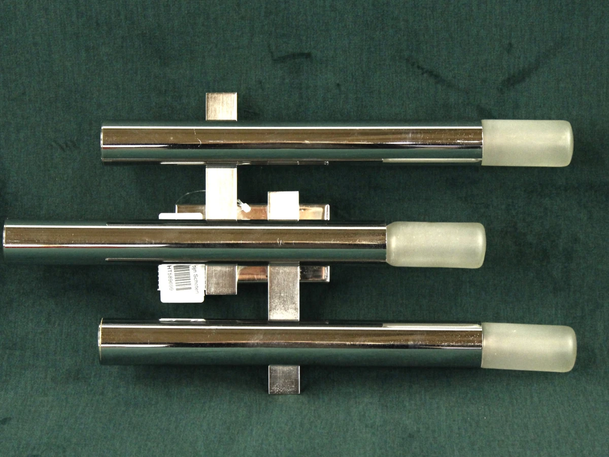Set van 2 vintage chroom wandlampen – In de stijl van Gaetano Sciolari (jaren '70) - foto 5