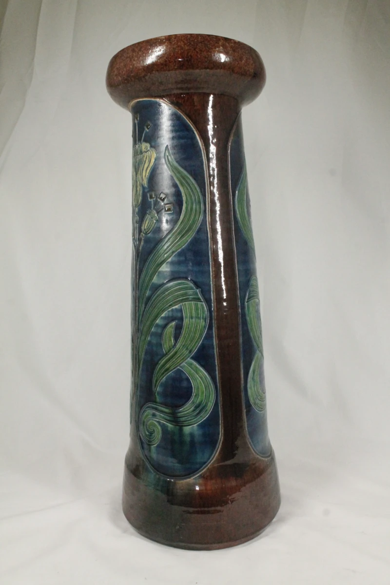 Antieke Art-Nouveau Piedestal - foto 2
