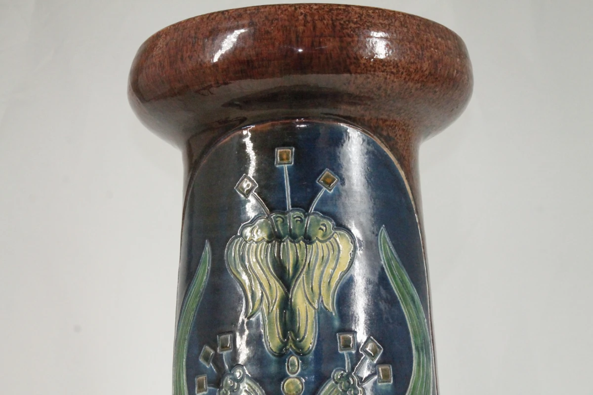 Antieke Art-Nouveau Piedestal - foto 3