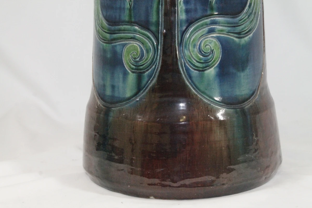 Antieke Art-Nouveau Piedestal - foto 5