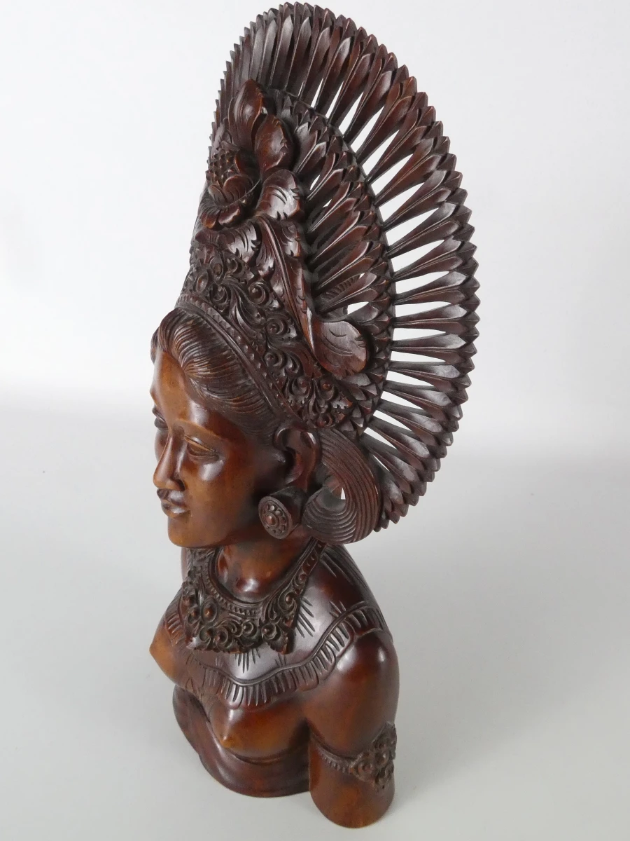 Houtsnijwerk Indonesische danseres - foto 2