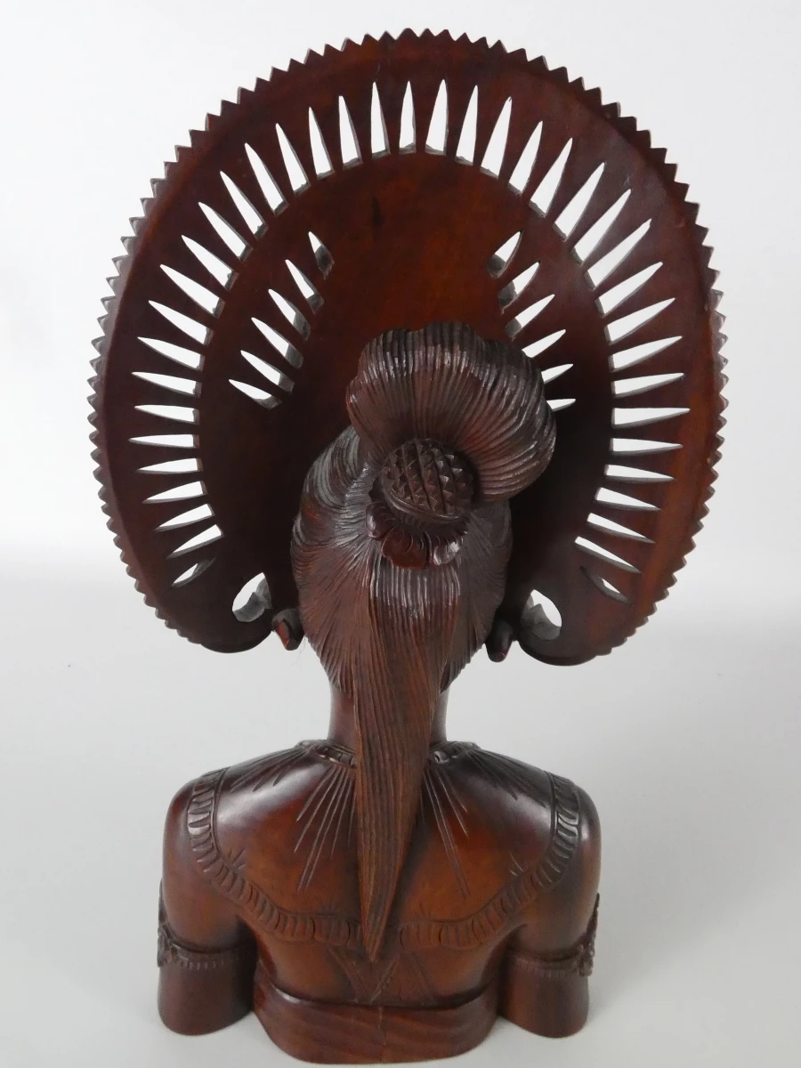Houtsnijwerk Indonesische danseres - foto 3