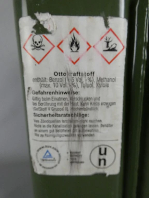 Groene metalen jerrycan 20L - foto 3