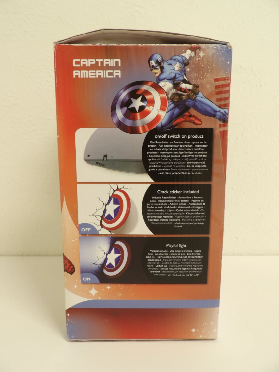 Philips Marvel Avengers Captain America Shield 3D LED-wandlamp - foto 4