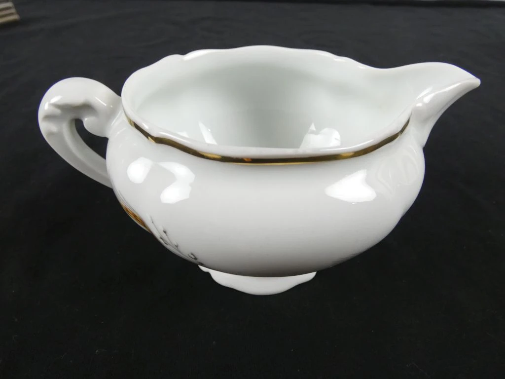 Porseleinen servies Limoges met gouddecoratie - foto 10