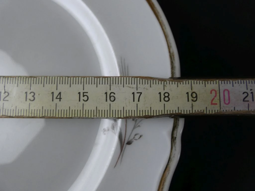 Porseleinen servies Limoges met gouddecoratie - foto 8