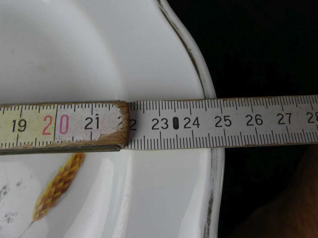Porseleinen servies Limoges met gouddecoratie - foto 3