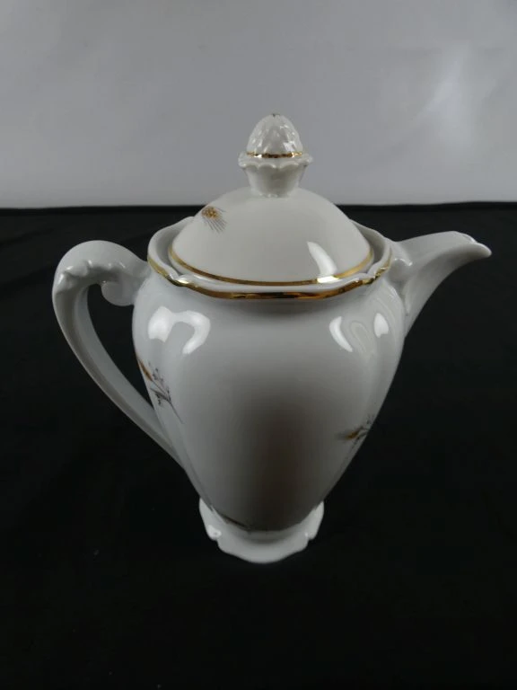 Porseleinen servies Limoges met gouddecoratie - foto 15