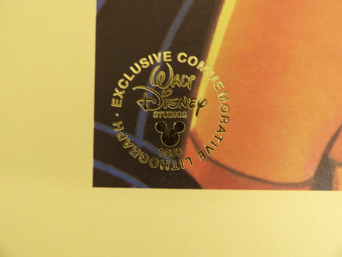 Disney Pocahontas Exclusive Commemorative Lithograph set (1996) - foto 7