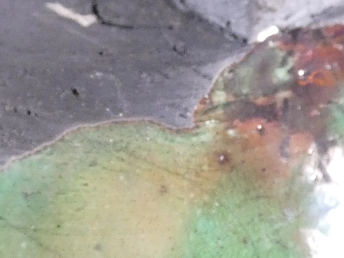 Groene keramische bolvormige vaas - foto 7