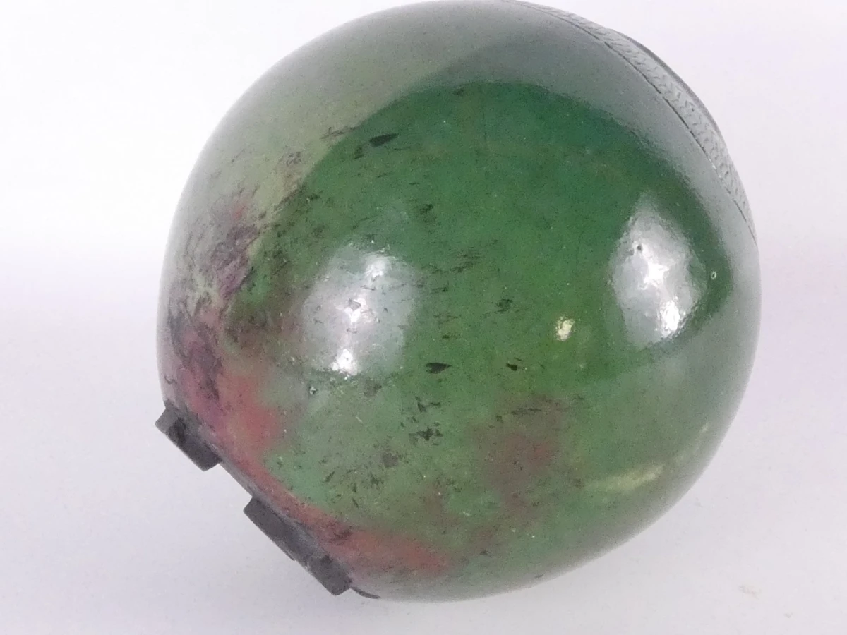 Groene keramische bolvormige vaas - foto 12