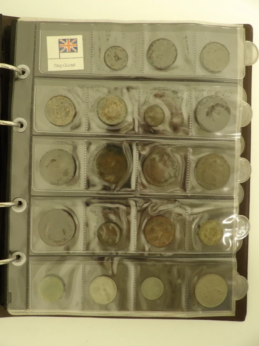 Verzamelalbum oude Europese munten (ca. 223 stuks) - foto 4