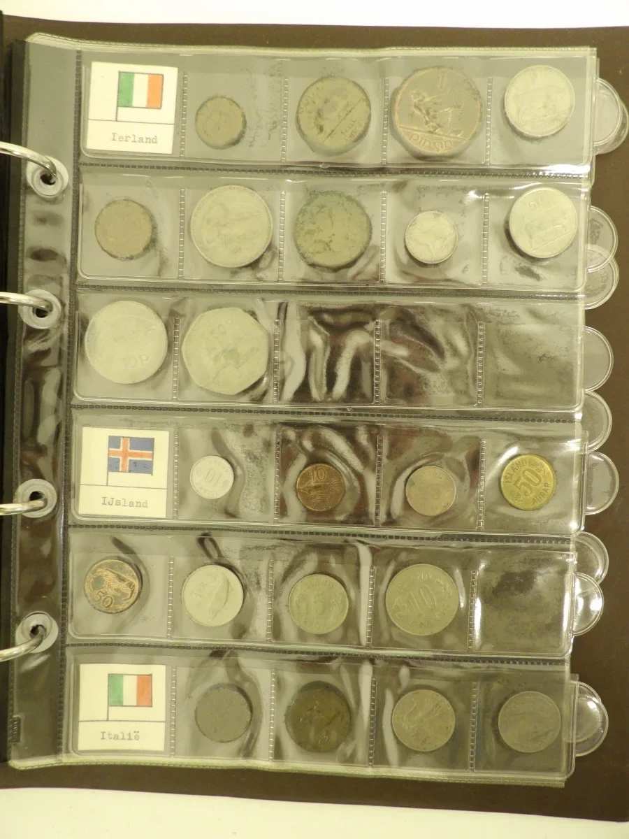 Verzamelalbum oude Europese munten (ca. 223 stuks) - foto 8