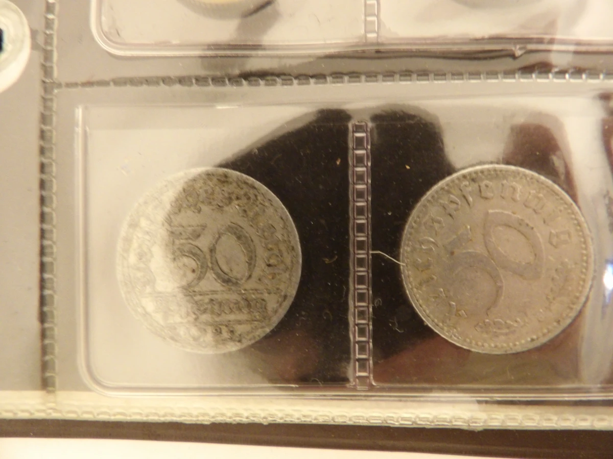 Verzamelalbum oude Europese munten (ca. 223 stuks) - foto 3