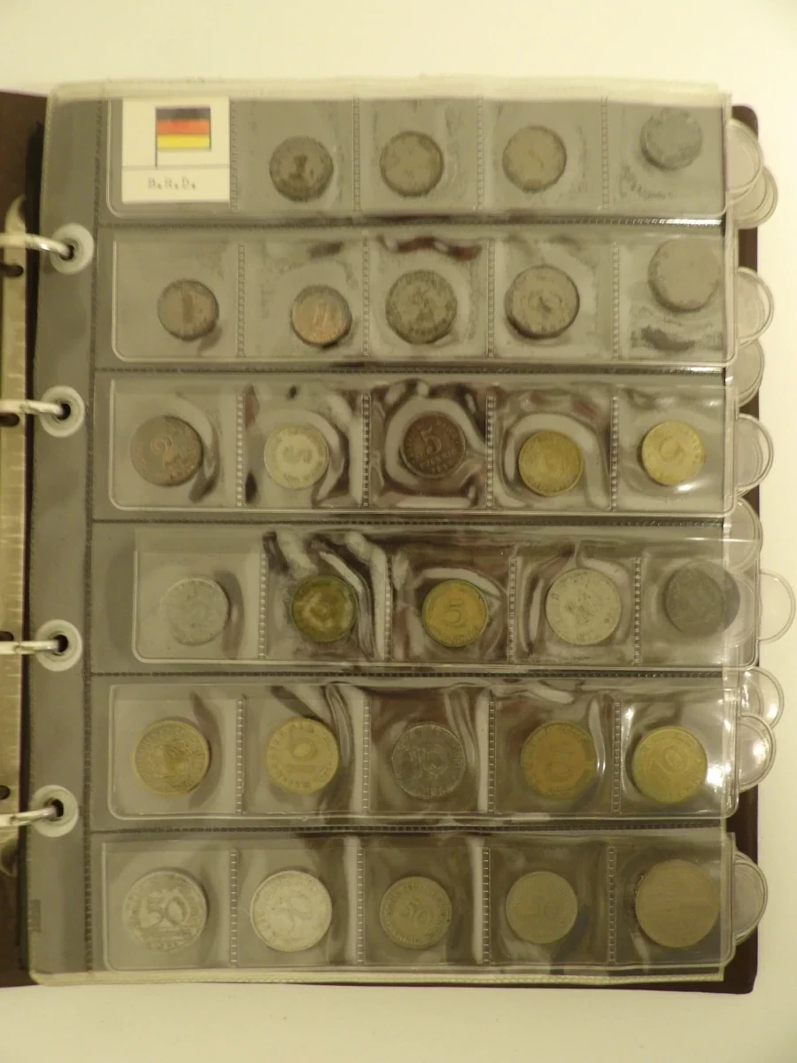 Verzamelalbum oude Europese munten (ca. 223 stuks) - foto 2