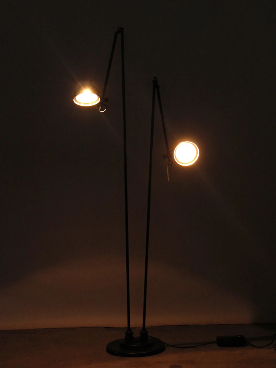 Postmoderne vintage Vloerlamp – Toegeschreven aan Pola Amstelveen (jaren '80) - foto 4