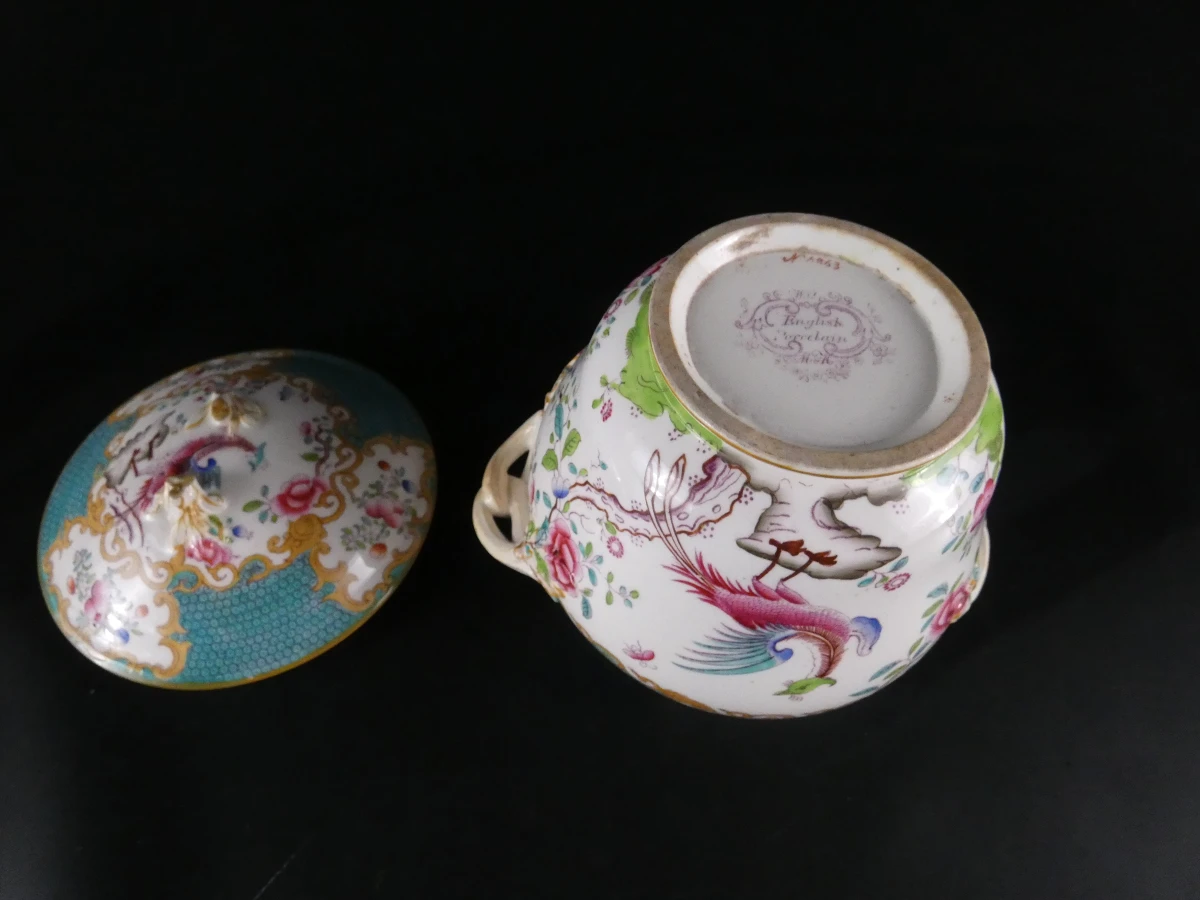 Decoratieve 6-delige porseleinen theeset in Engelse stijl - foto 23
