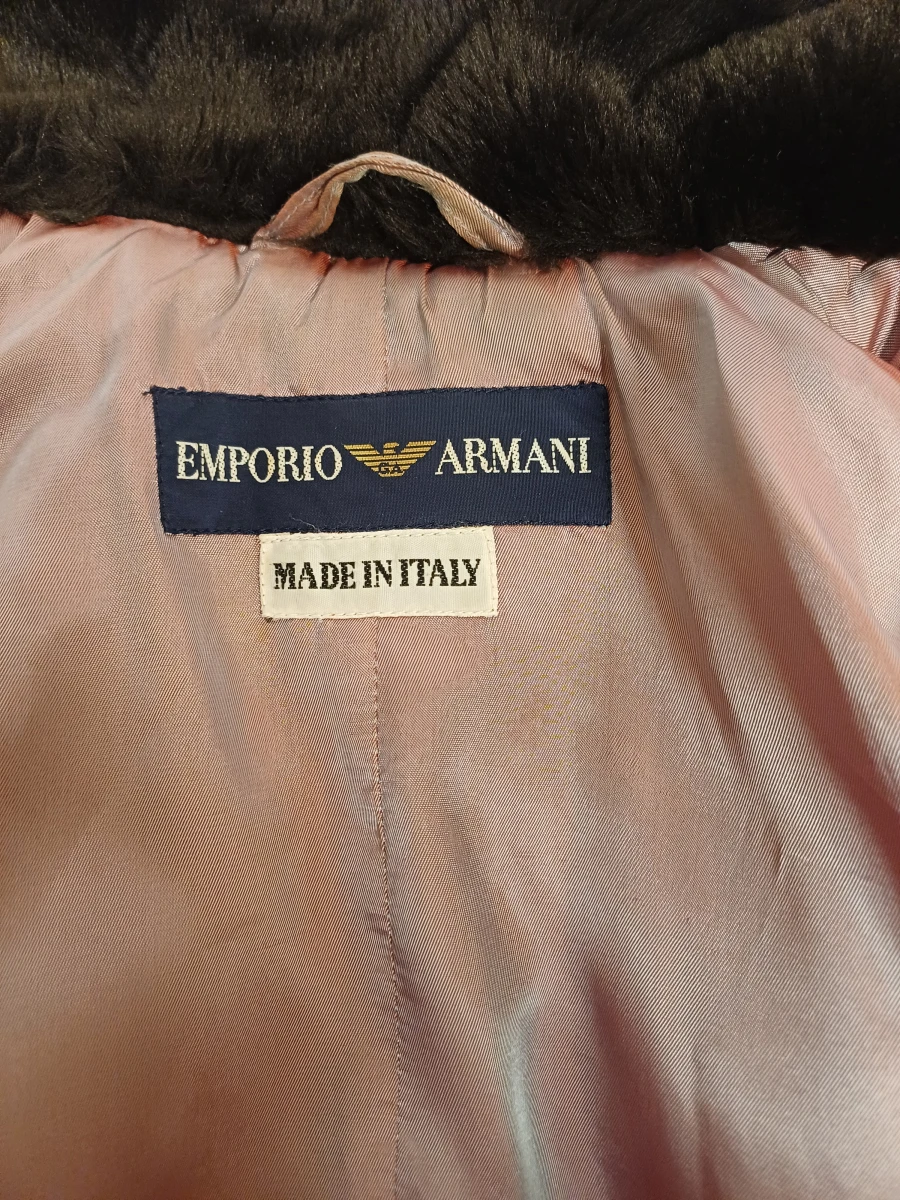 Vintage Emporio Armani faux fur jacket - foto 2