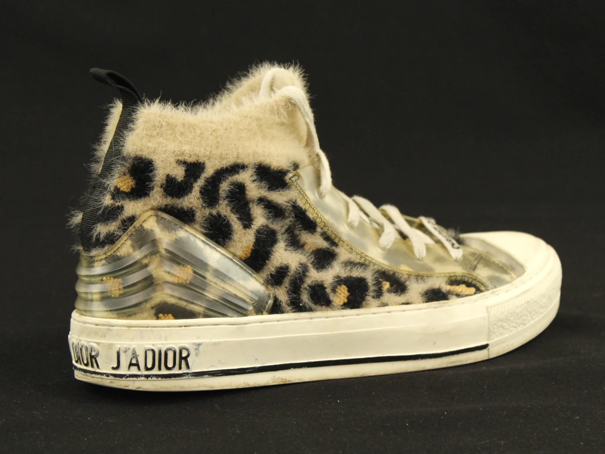 Christian Dior warme wintersneakers voor dames met luipaardprint - foto 5