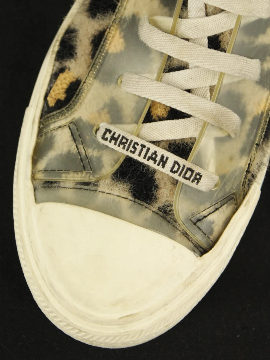 Christian Dior warme wintersneakers voor dames met luipaardprint - foto 6