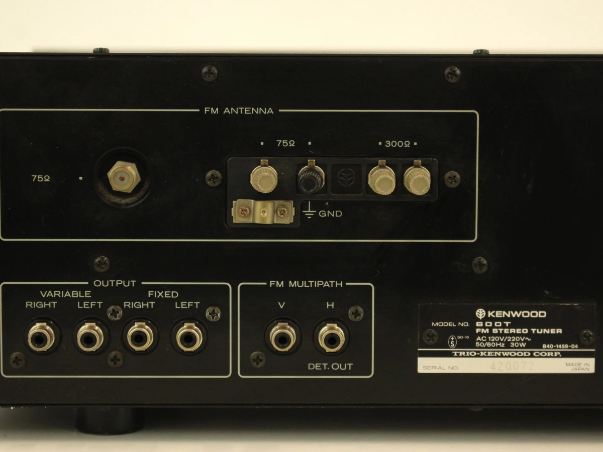 Kenwood 600T FM Stereo Tuner jaren 70 - foto 9